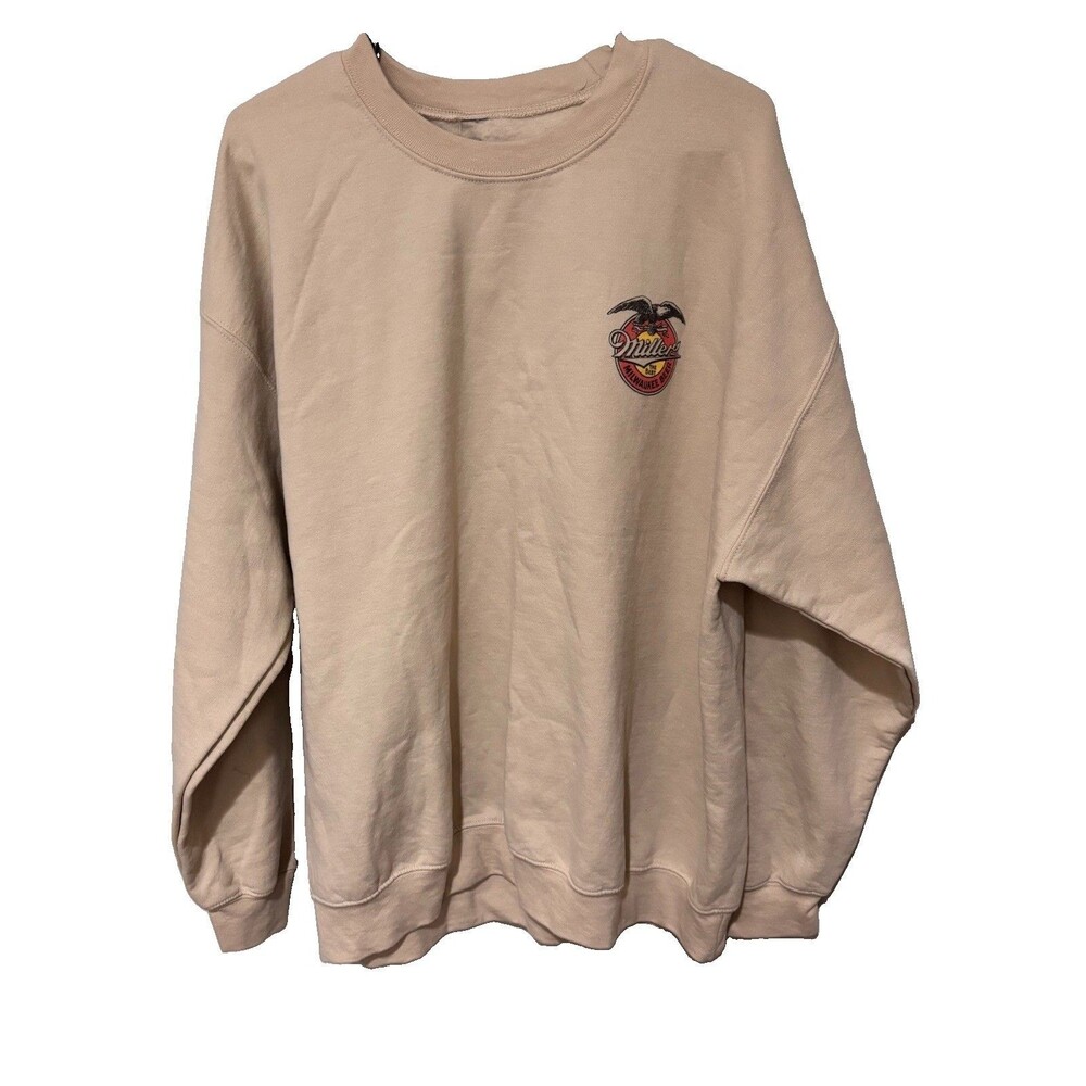 Junk Food Clothing Miller High Life The Best Milwaukee Beer Graphic Sweatshirt L